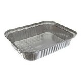 BANDEJA ALUMINIO 131X201 - 750ML PC C/10UN