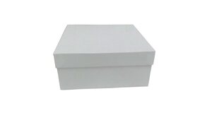 CAIXA PAPELAO QUADRADA ALTA BRANCA (35X35-18CM)