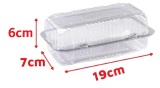 CAIXA PORTA BOLO JF-PACK JF10 RETANGULAR C/100UN