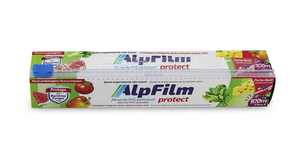CAIXA ROLO FILME PVC ALPFILM 27CMX50M C/ CORTADOR