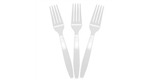CAIXA GARFO REFEIÇÃO FORTE BRANCA STRAWPLAST (10X50)