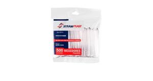 PACOTE MEXEDOR STRAWPLAST SLIM 11CM PC C/500UN