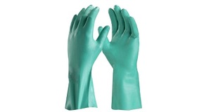LUVA NITRILICA M VERDE BOMPACK