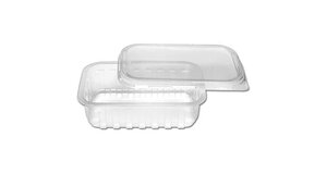 CAIXA POTE RETANGULAR COM TAMPA PRAFESTA 250ML (6X24) C/144UN