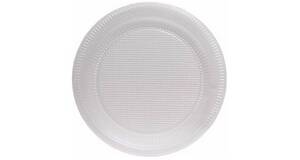 PRATO PLASTICO BRANCO 15CM PC C/10UN