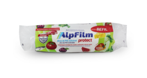 ROLO FILME PVC ALPFILM 38CM X 300M REFIL