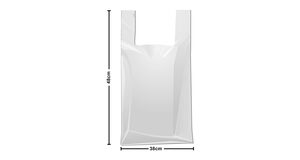 CAIXA SACOLA BRANCA 38X48 ROSSO SEGUNDA LINHA C/1000UN