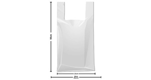 CAIXA SACOLA BRANCA 40X50 ROSSO PRIMEIRA LINHA C/1000UN