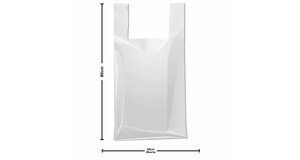 PACOTE SACOLA BRANCA 60X80 ROSSO PRIMEIRA LINHA C/100UN